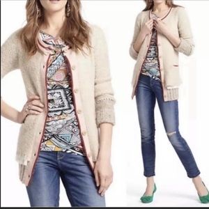 Charlie & Robin for Anthropologie Wool Blend Cardigan